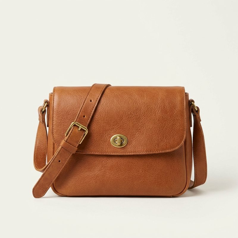 The bag on its own on a plain off-white background